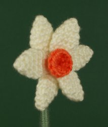 (image for) Daffodils DONATIONWARE flower crochet pattern