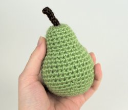 (image for) Amigurumi Pears DONATIONWARE crochet pattern