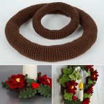 (image for) Crocheted Wreath Base DONATIONWARE crochet pattern