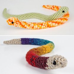 (image for) Baby Snake DONATIONWARE crochet pattern