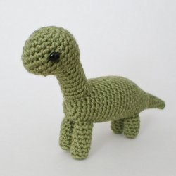 (image for) Dinosaurs Set 1 - THREE amigurumi crochet patterns