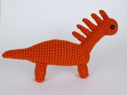 (image for) Amargasaurus amigurumi dinosaur EXPANSION PACK crochet pattern