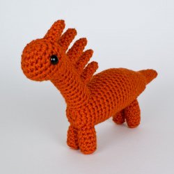 (image for) Amargasaurus amigurumi dinosaur EXPANSION PACK crochet pattern