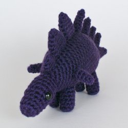 (image for) Kentrosaurus amigurumi dinosaur EXPANSION PACK crochet pattern