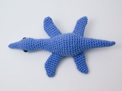 (image for) Kronosaurus amigurumi dinosaur EXPANSION PACK crochet pattern