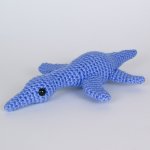 (image for) Kronosaurus amigurumi dinosaur EXPANSION PACK crochet pattern