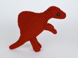 (image for) Spinosaurus amigurumi dinosaur EXPANSION PACK crochet pattern