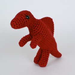(image for) Spinosaurus amigurumi dinosaur EXPANSION PACK crochet pattern