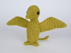 (image for) Dimorphodon amigurumi dinosaur EXPANSION PACK crochet pattern