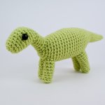 (image for) Iguanodon amigurumi dinosaur EXPANSION PACK crochet pattern