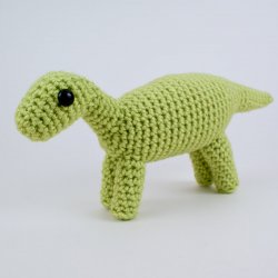 (image for) Iguanodon amigurumi dinosaur EXPANSION PACK crochet pattern