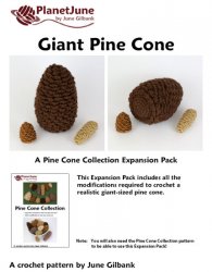 (image for) Giant Pine Cone EXPANSION PACK crochet pattern
