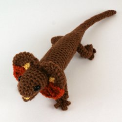 (image for) Frilled Lizard EXPANSION PACK crochet pattern