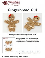 Gingerbread Girl EXPANSION PACK crochet pattern