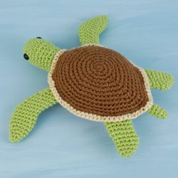 (image for) Simple-Shell Sea Turtle EXPANSION PACK crochet pattern