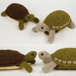 (image for) Simple-Shell Tortoise, Turtle & Terrapin EXPANSION PACK crochet pattern