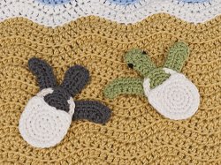(image for) Baby Sea Turtle Hatchlings applique EXPANSION PACK crochet pattern