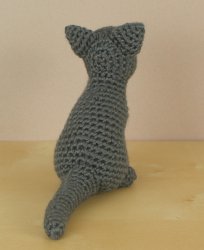 (image for) AmiCats Single-Coloured Cat amigurumi crochet pattern