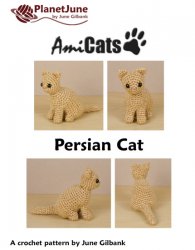 (image for) AmiCats Persian Cat amigurumi crochet pattern