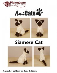 (image for) AmiCats Siamese Cat amigurumi crochet pattern