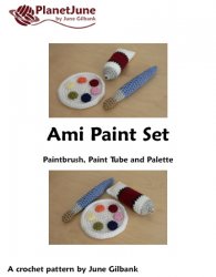 (image for) Ami Paint Set amigurumi crochet pattern