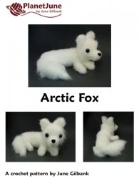 (image for) Arctic Fox amigurumi crochet pattern