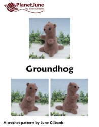(image for) Groundhog (aka Woodchuck, Marmot) amigurumi crochet pattern