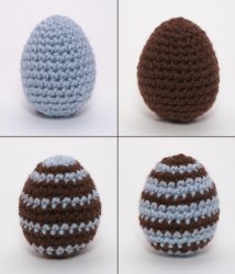 (image for) Easter Eggs amigurumi crochet pattern
