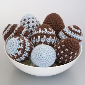 (image for) Easter Eggs amigurumi crochet pattern