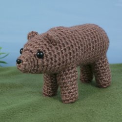 (image for) Brown/Grizzly Bear amigurumi crochet pattern