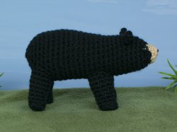(image for) Black Bear amigurumi crochet pattern