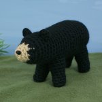 (image for) Black Bear amigurumi crochet pattern