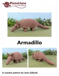 (image for) Armadillo amigurumi crochet pattern