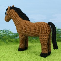 (image for) Horse amigurumi crochet pattern