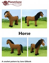 (image for) Horse amigurumi crochet pattern