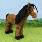 (image for) Horse amigurumi crochet pattern