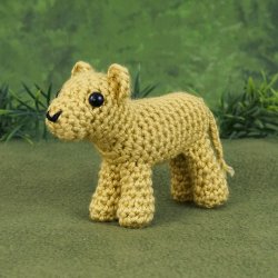 (image for) Lion Cub amigurumi crochet pattern