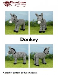 (image for) Donkey amigurumi crochet pattern