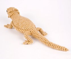 (image for) Bearded Dragon (lizard) amigurumi crochet pattern