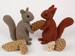 (image for) Squirrel amigurumi crochet pattern