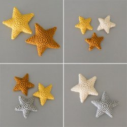 (image for) Amigurumi Star Collection: FOUR crochet patterns