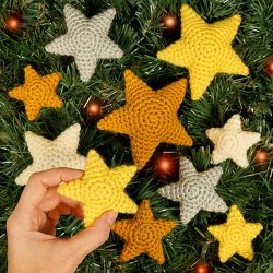 (image for) Amigurumi Star Collection: FOUR crochet patterns