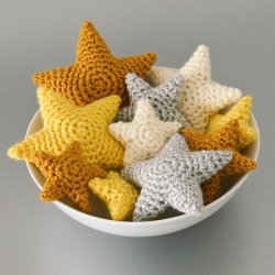 (image for) Amigurumi Star Collection: FOUR crochet patterns