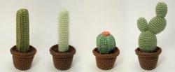 (image for) Cactus Collections 1 and 2 - EIGHT crochet patterns