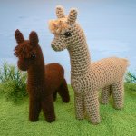 (image for) Alpaca amigurumi crochet pattern