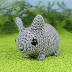 (image for) Baby Bunnies - three amigurumi bunny crochet patterns