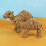 (image for) Camel amigurumi crochet pattern