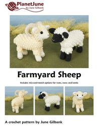 (image for) Farmyard Sheep amigurumi crochet pattern