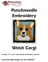 (image for) Punchneedle Embroidery Pattern: Welsh Corgi