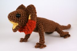 (image for) Iguana & Frilled Lizard - TWO amigurumi crochet patterns